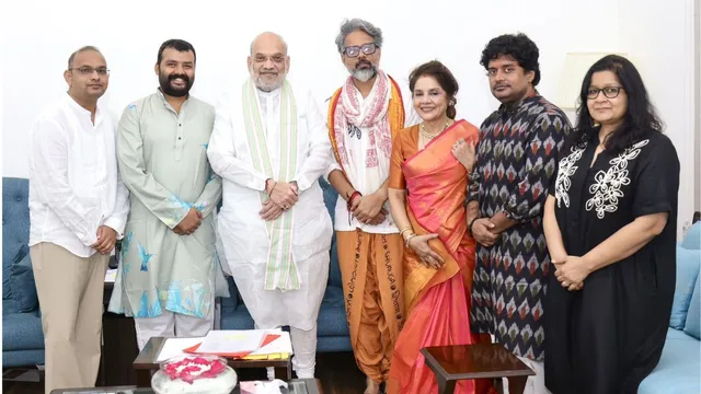 गृह मंत्री अमित शाह ने ‘हनुमान अंश’ की कास्ट से की मुलाकात, नीम करौली बाबा को लेकर कही ये बात