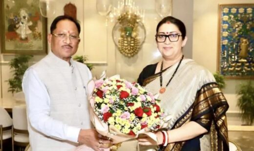 दिल्ली दौरे पर CM विष्णुदेव साय, BJP अध्यक्ष नितिन नवीन और स्मृति ईरानी से की मुलाकात