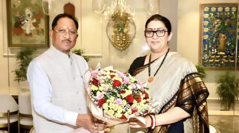 दिल्ली दौरे पर CM विष्णुदेव साय, BJP अध्यक्ष नितिन नवीन और स्मृति ईरानी से की मुलाकात